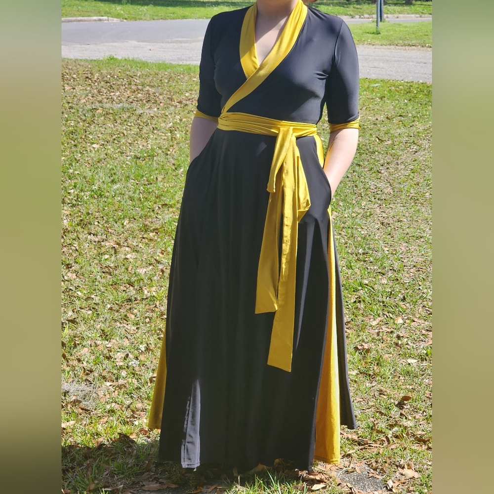 ElHoffer Design Magical Maxi Wrap Dress